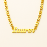 Cursive Font Name Necklace