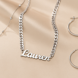 Cursive Font Name Necklace
