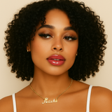 Cursive Font with Crown Name Necklace