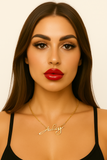Script Font Name Necklace